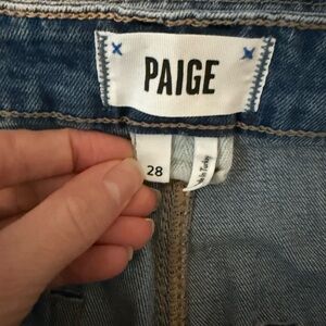 PAIGE Harper Ankle Blue Jeans